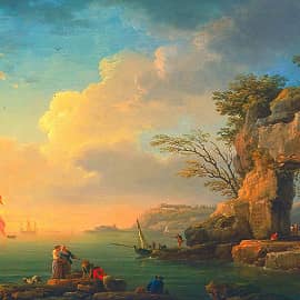 корабль в бухте