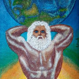 Атлант держит Землю