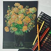 Купальница. Весенний букет. (1), художник Анастасия