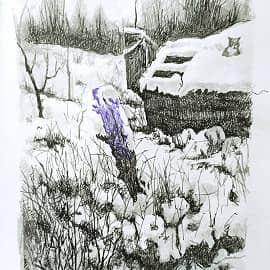 Суровая зима в хуторе