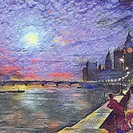 Набережная Темзы.