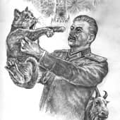 Слава Советским котам - стойким и последовательным борцам за территорию.