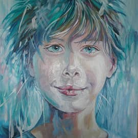 Веселый мальчик.