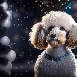 Новогодний пудель