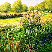 В коломенских садах.