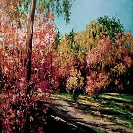 ,,Осенний день,,  Пленэр "Осень...последняя, самая прекрасная улыбка в году".