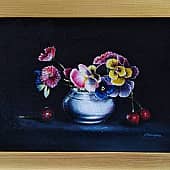 Натюрморт с вишней (1), художник Шатёрных Геннадий