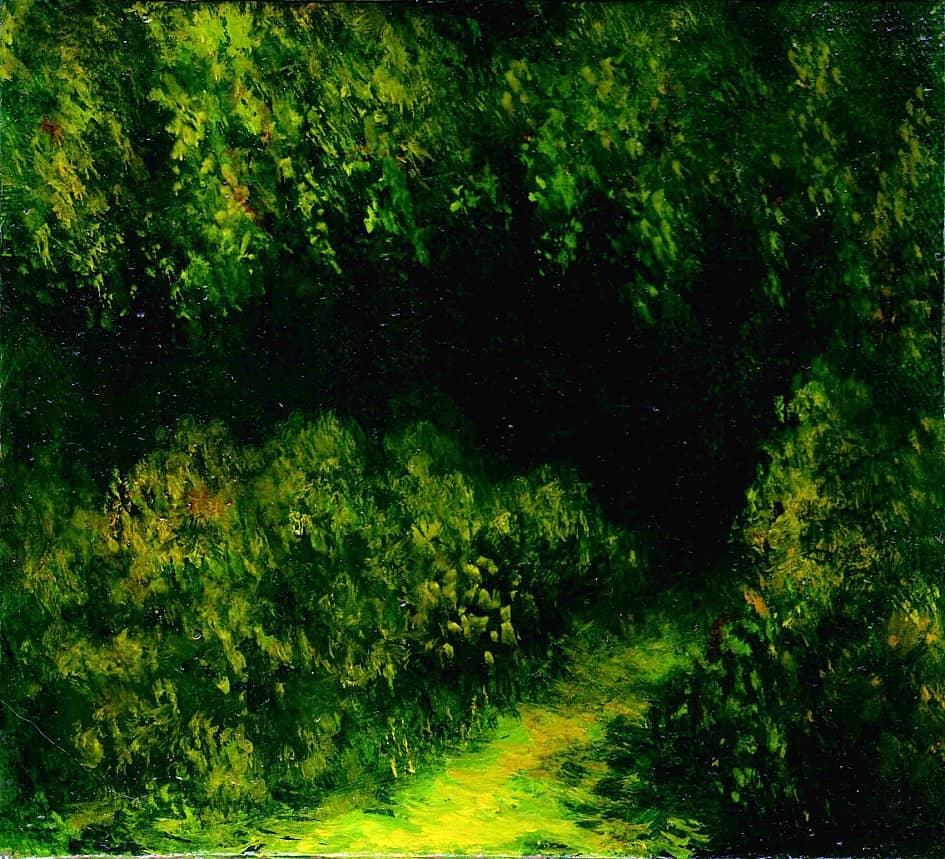 Дорога в Зелёный Лес (эскиз)  The Road to the Green Forest (sketch)