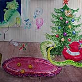 Мои фантазии на тему " Символ уходящего 2025 года"