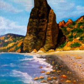 Крым.Мыс Фиолент.Яшмовый пляж.