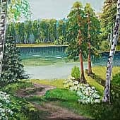 "Озеро в лесу"