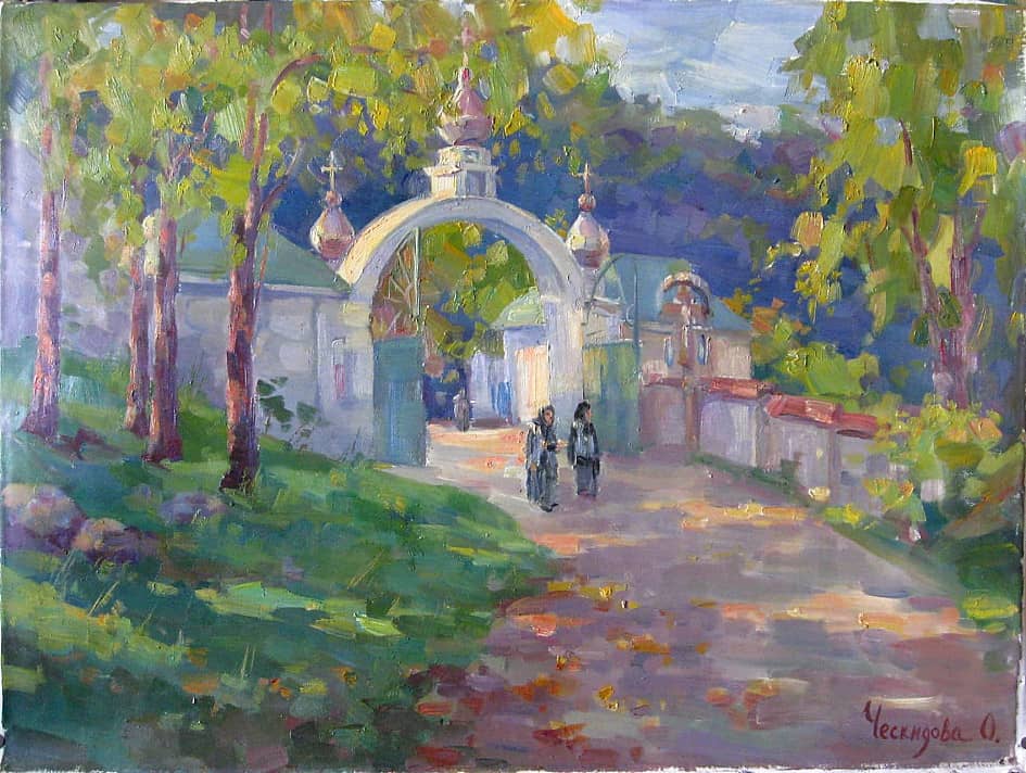 дорога к Жабскому монастырю. Приднестровье