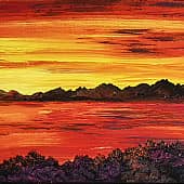 Оранжевый закат