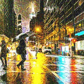 В разные стороны.