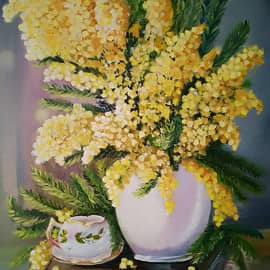 Букет мимозы