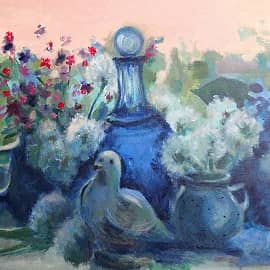 Натюрморт с голубкой