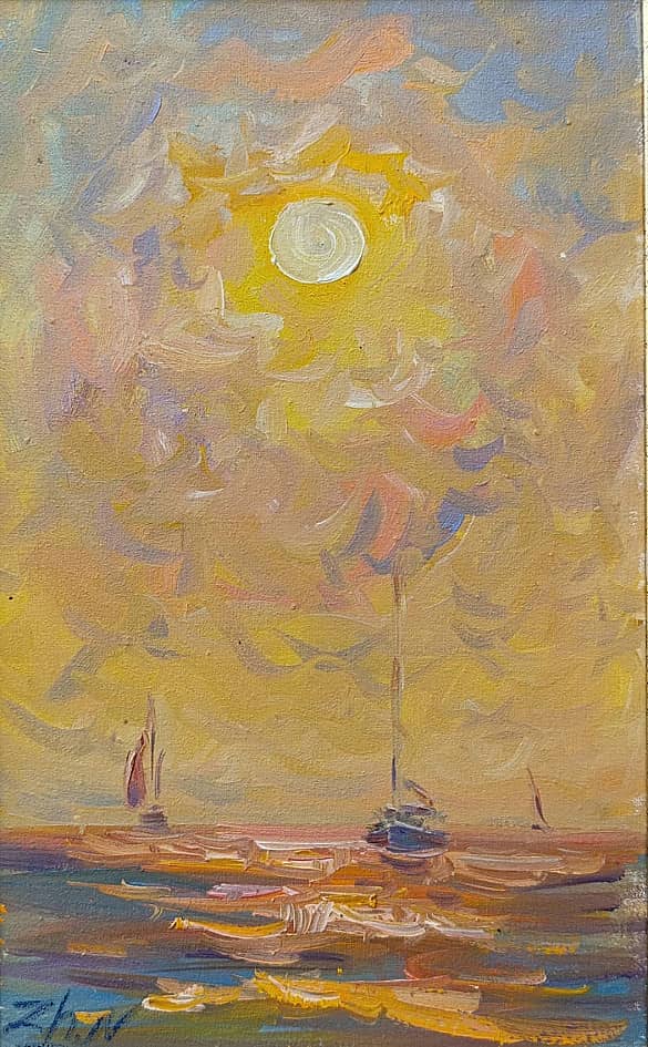 Апельсиновое небо. Пленэр ZhNataly