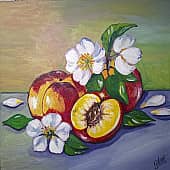 Сочные персики