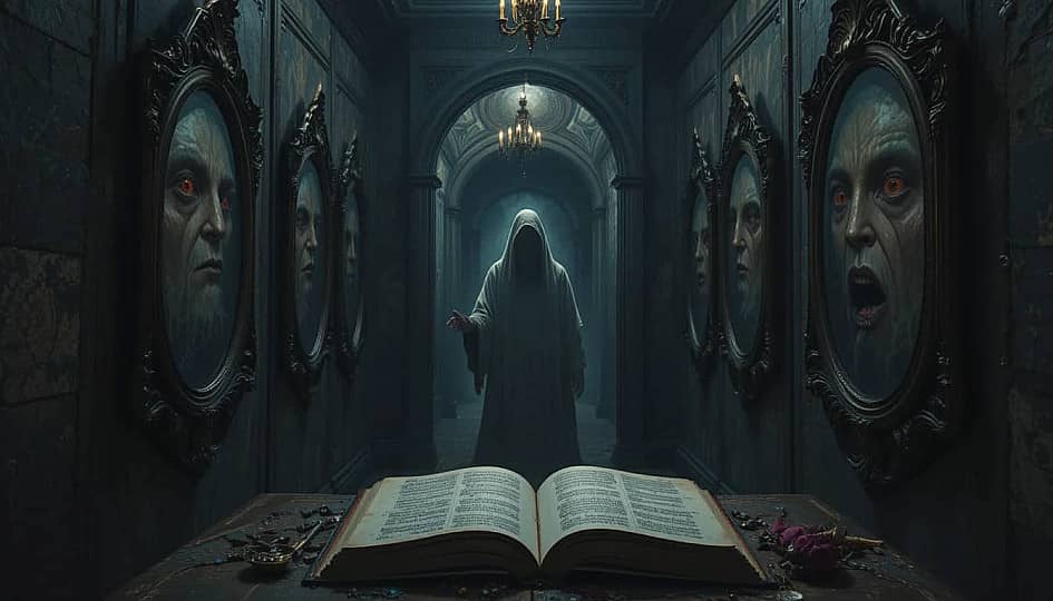 иллюстрация к стиху " Старый дом" ( Хэллоуин )