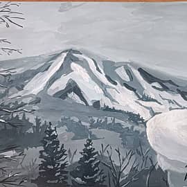 Этюд снежная Башкирия