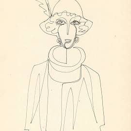 Пёрышко (из серии "Одной линией")