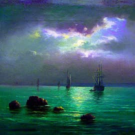 Лунная ночь.