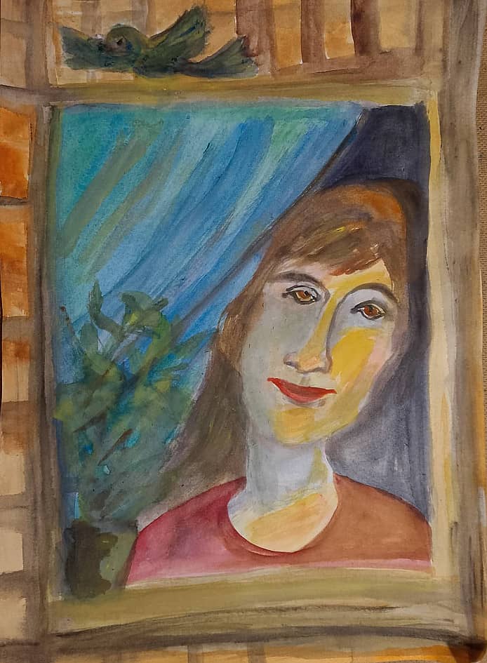 Из окна в солнечный день