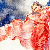 red wind-красный ветер- (1), художник Сергей Куценко