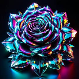 Хрустальная роза НС