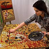 Картина Дикий зверь Живопись маслом Екатерина Лебедева художник (3), художник Екатерина Лебедева