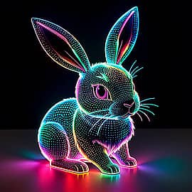Неоновый кролик НС