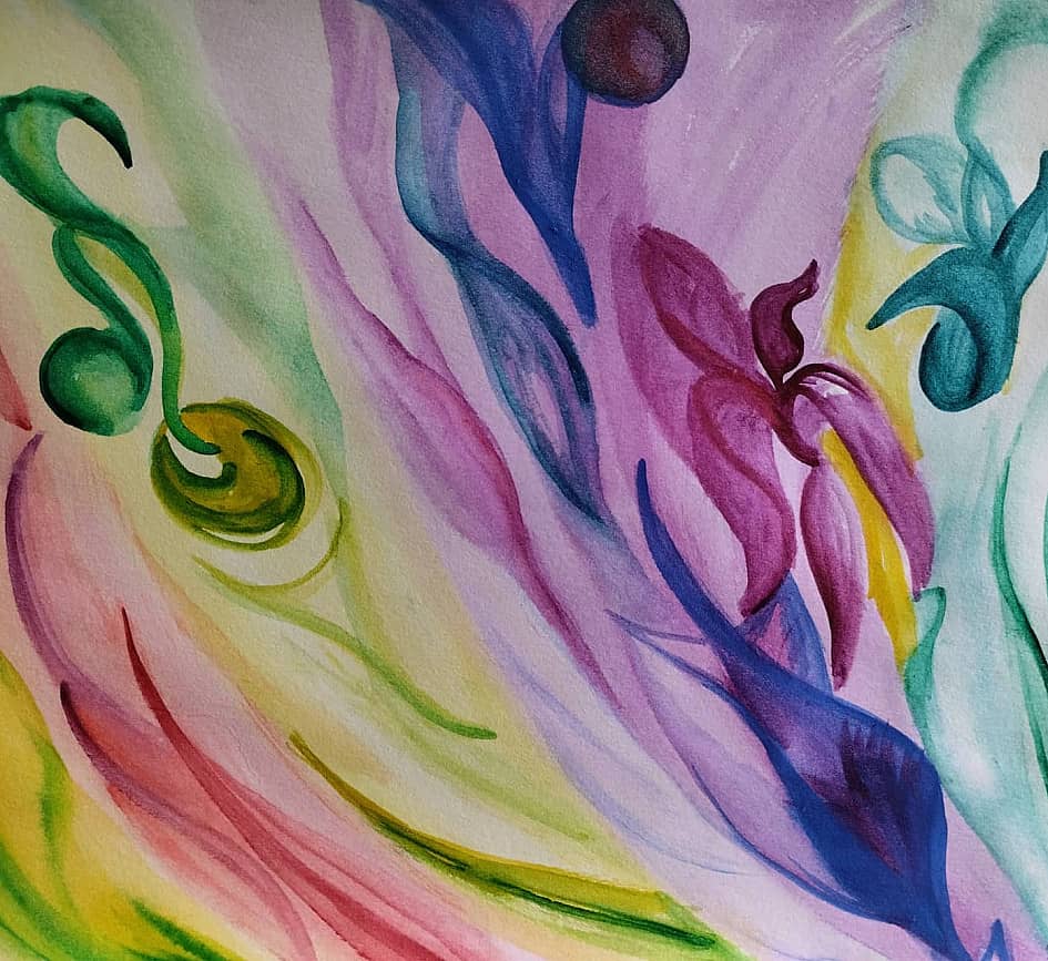 Игра красками