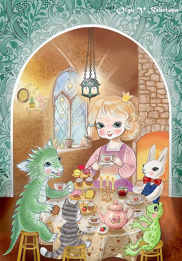 Чаепитие с друзьями