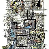 Барон и рыбы. (иллюстрация к роману Петера Маргинтера)