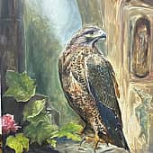 "В старом замке"  Диптих будет, подмалевок ,первый слой