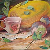 Натюрморт с овощами.