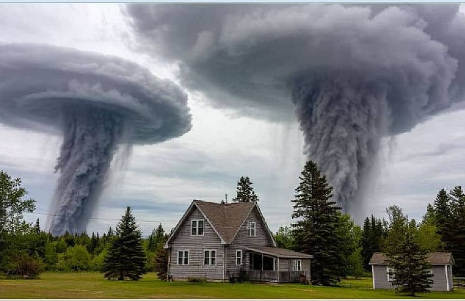 Нападение торнадо