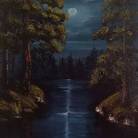 Опять ночка