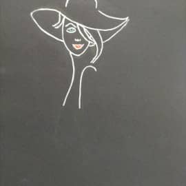 Барышня в шляпе