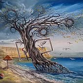 " Осенний пляж "