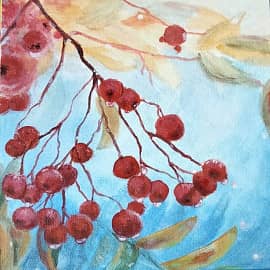 Гроздь рябины