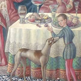 Триптих Эмблема Сословий: Соблазн. (фрагмент картины)