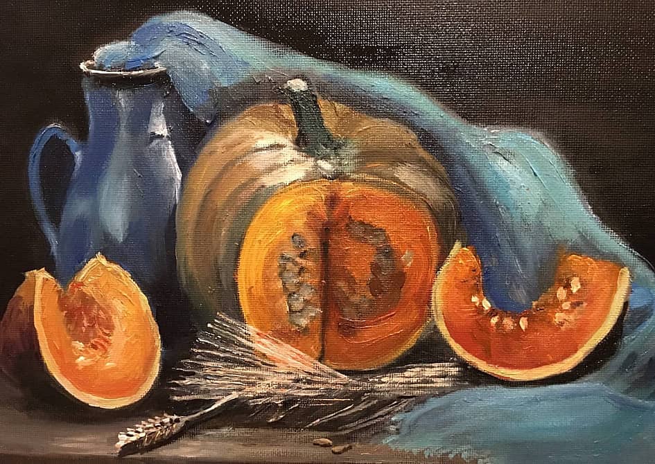 Натюрморт с тыквой