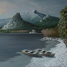 "Выпал снег. Боровое"