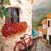 Прованский дворик (3), художник Марина Черотченко