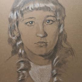 Медведева Тамара Ивановна. Ретро Портрет на память.