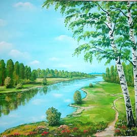 Даугава около Ницгале