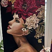 просто красивая девушка, художник Светлана