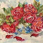 Розы красные