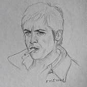 Ален Делон. Зарисовка